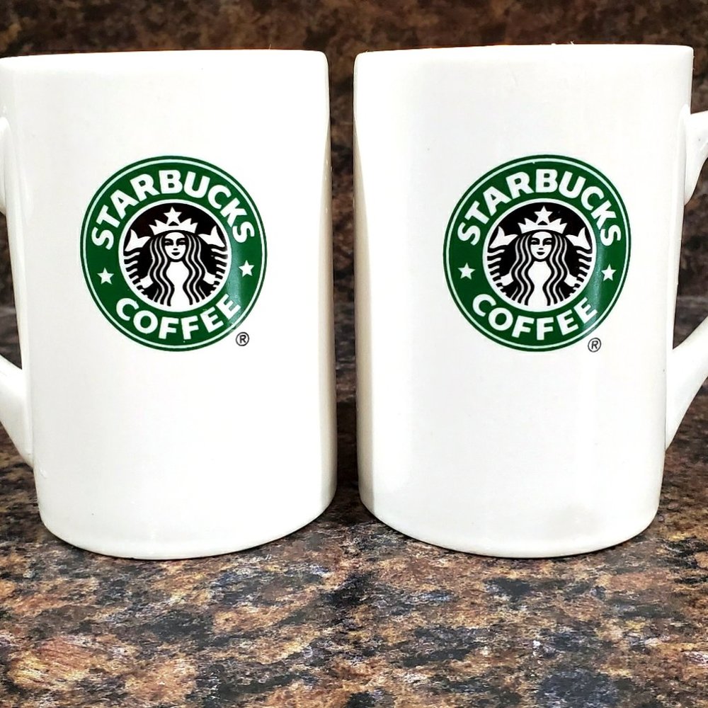 Starbucks coffee tea cup mug white 10 oz.